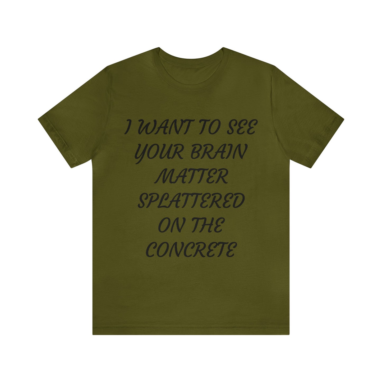 Brain Matter On Concrete Unisex Tee