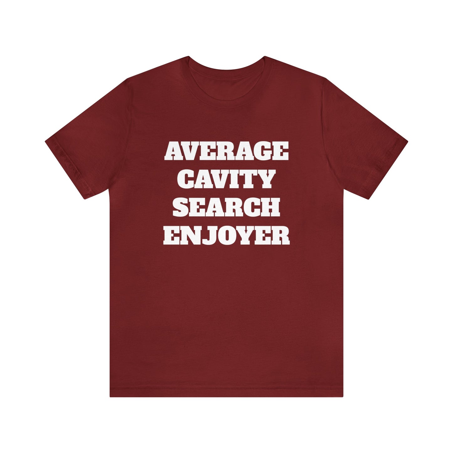 Average Cavity Search Enjoyer Unisex Tee