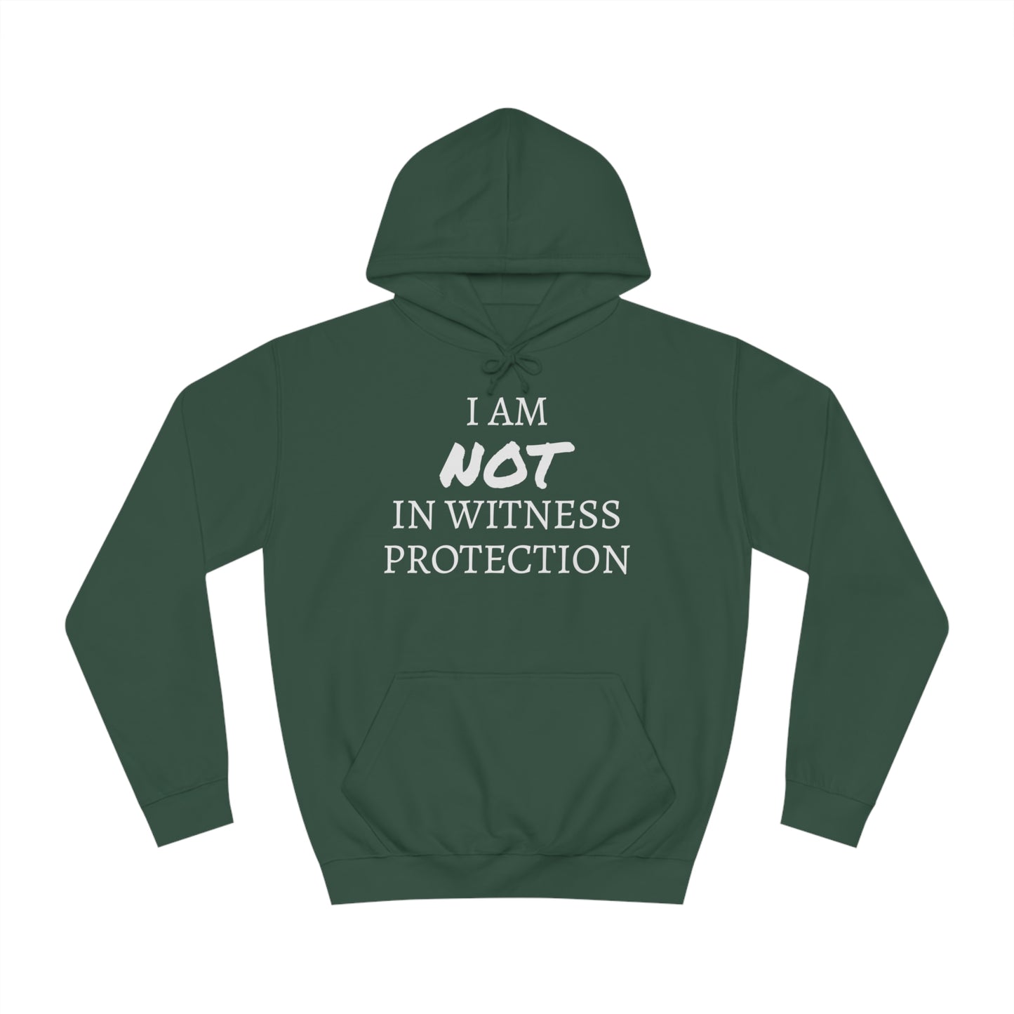 I Am NOT In Witness Protection Unisex Hoodie