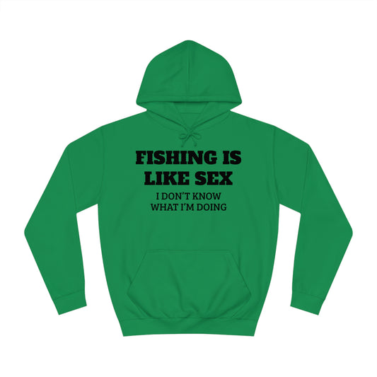 Fishing VS Sex Unisex Hoodie