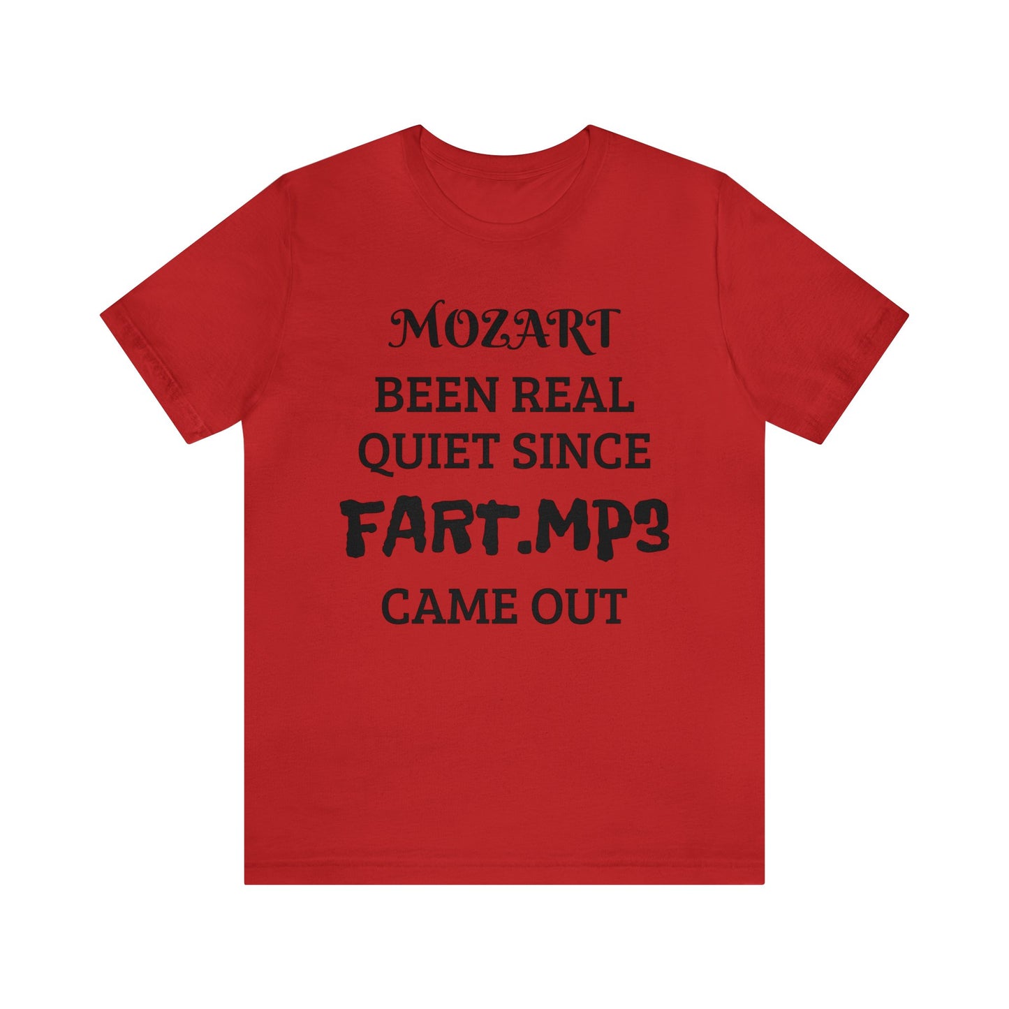 Mozart VS Fart.mp3 Unisex Tee