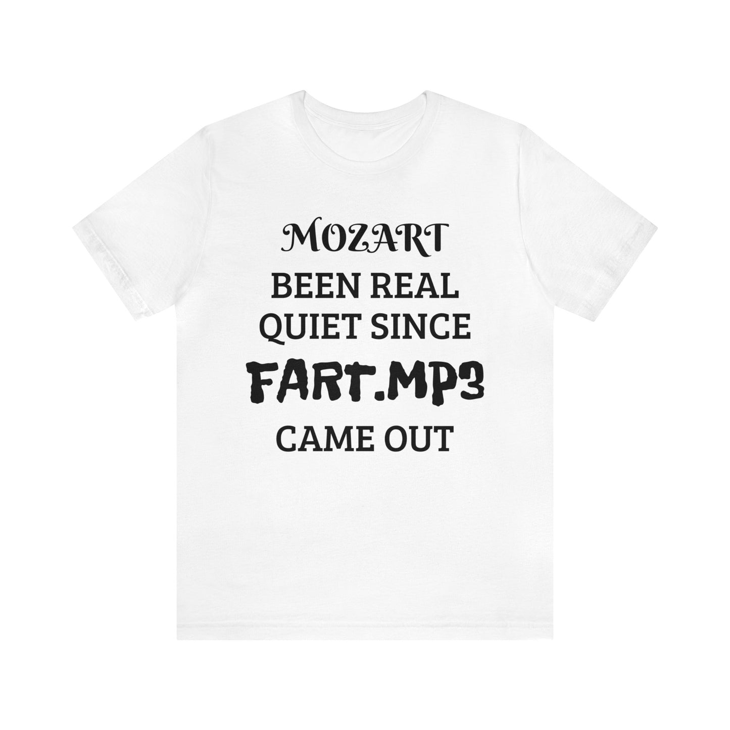 Mozart VS Fart.mp3 Unisex Tee