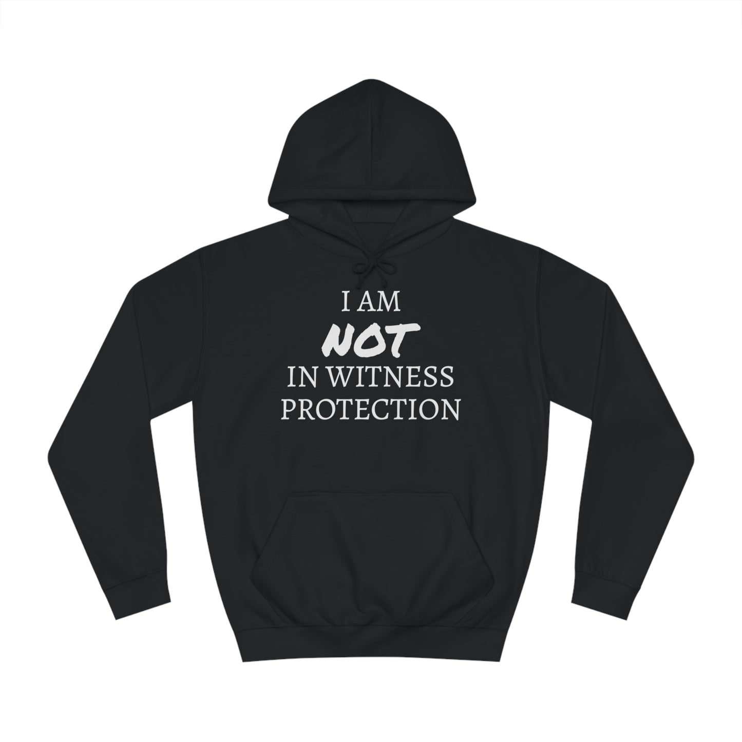 I Am NOT In Witness Protection Unisex Hoodie