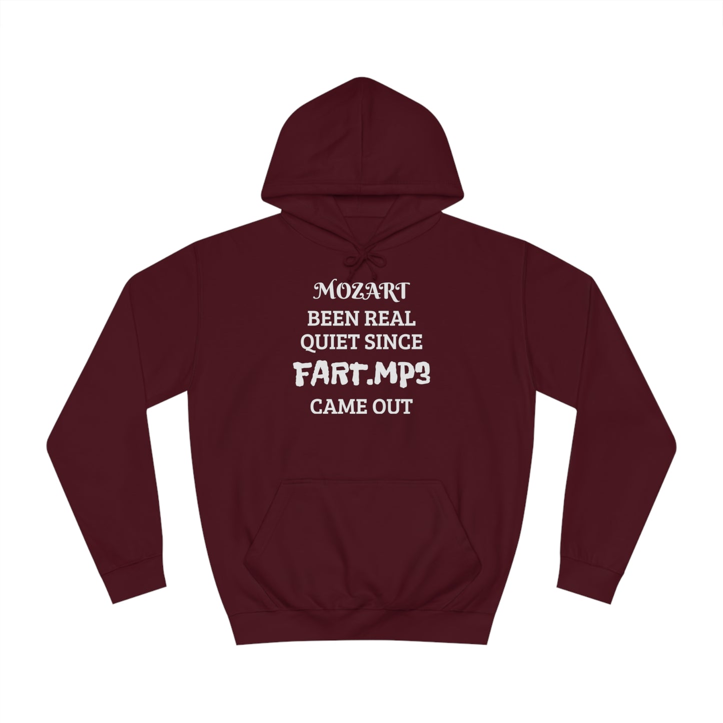 Mozart VS Fart.mp3 Unisex Hoodie