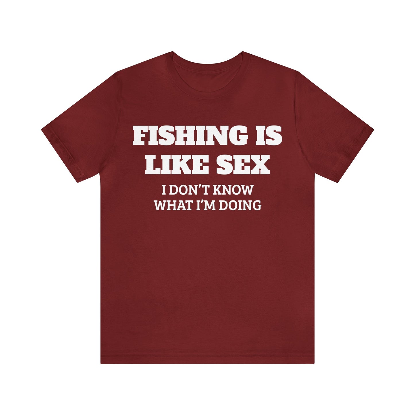 Fishing VS Sex Unisex Tee