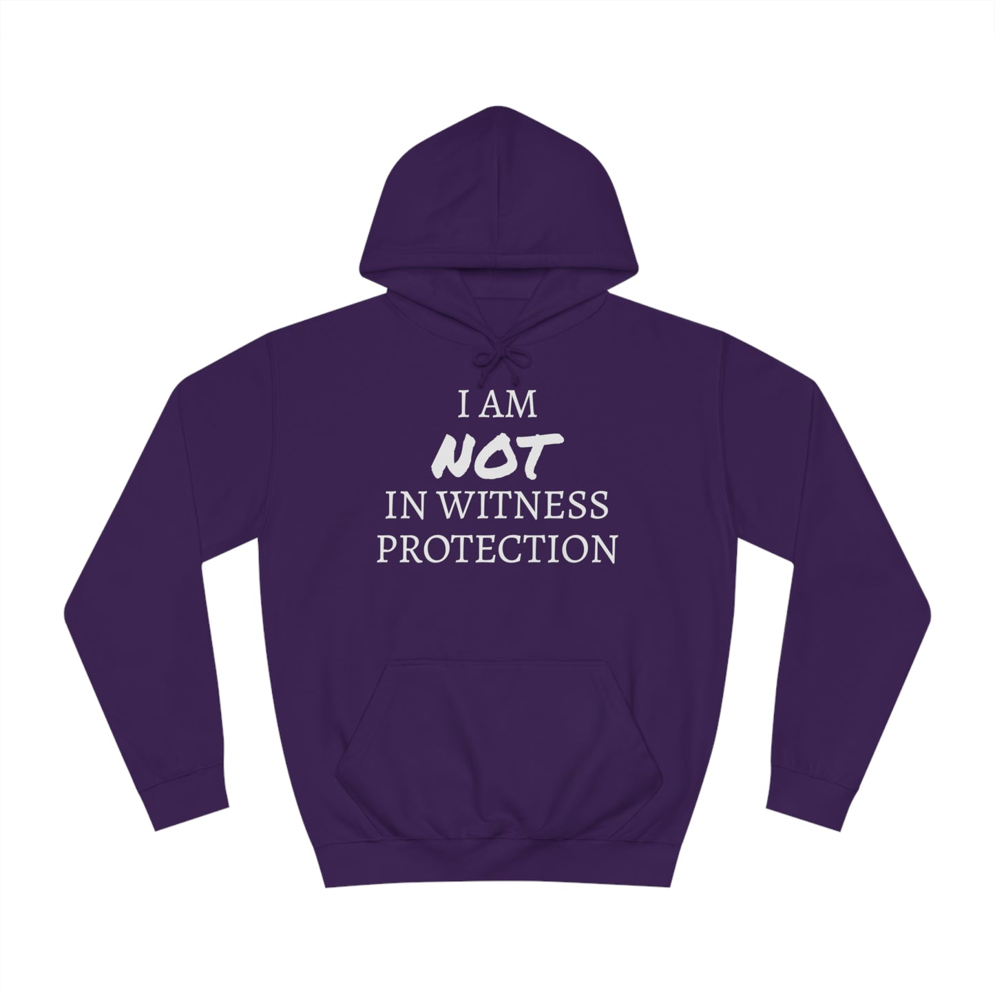 I Am NOT In Witness Protection Unisex Hoodie