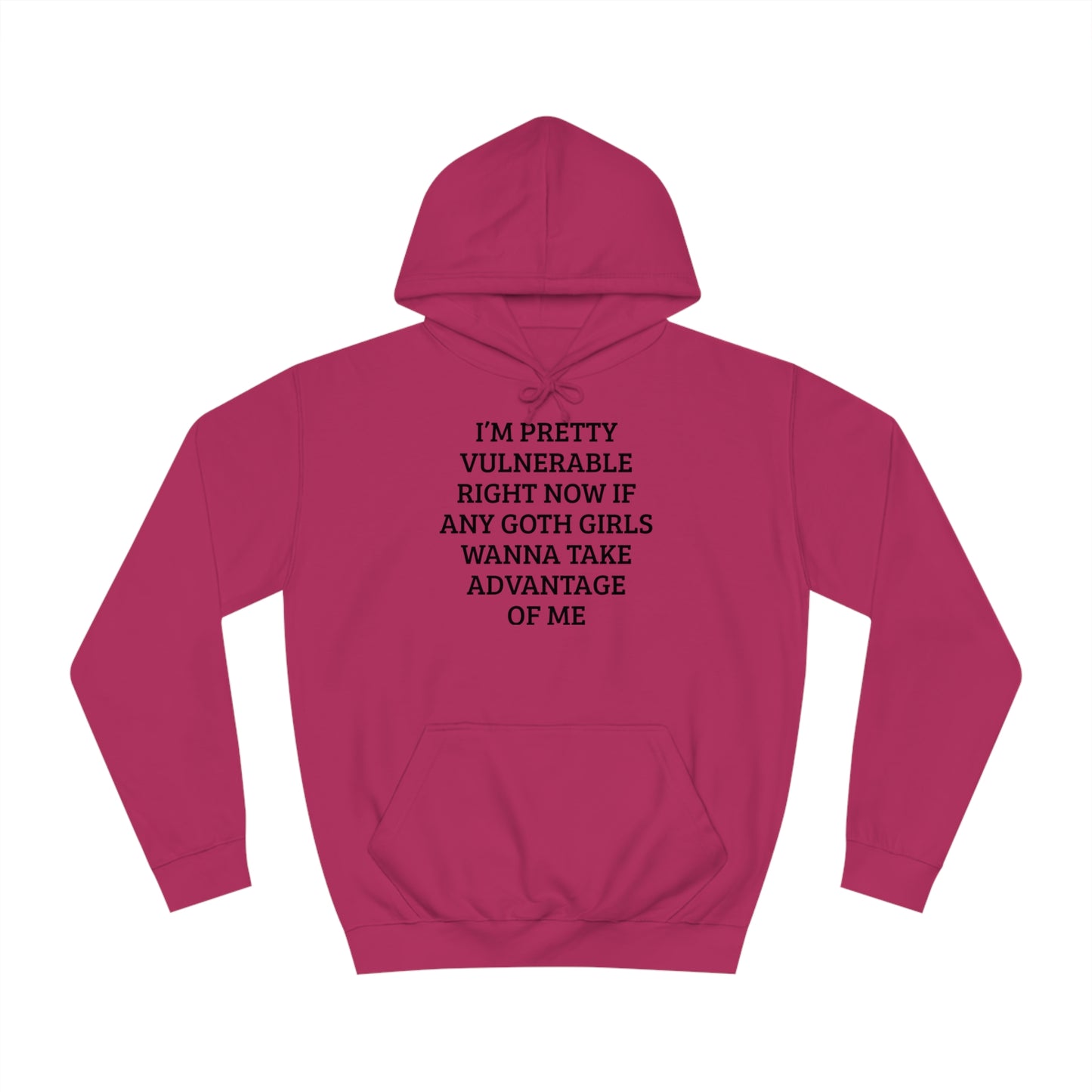 Vulnerable For Goth Girls Unisex Hoodie