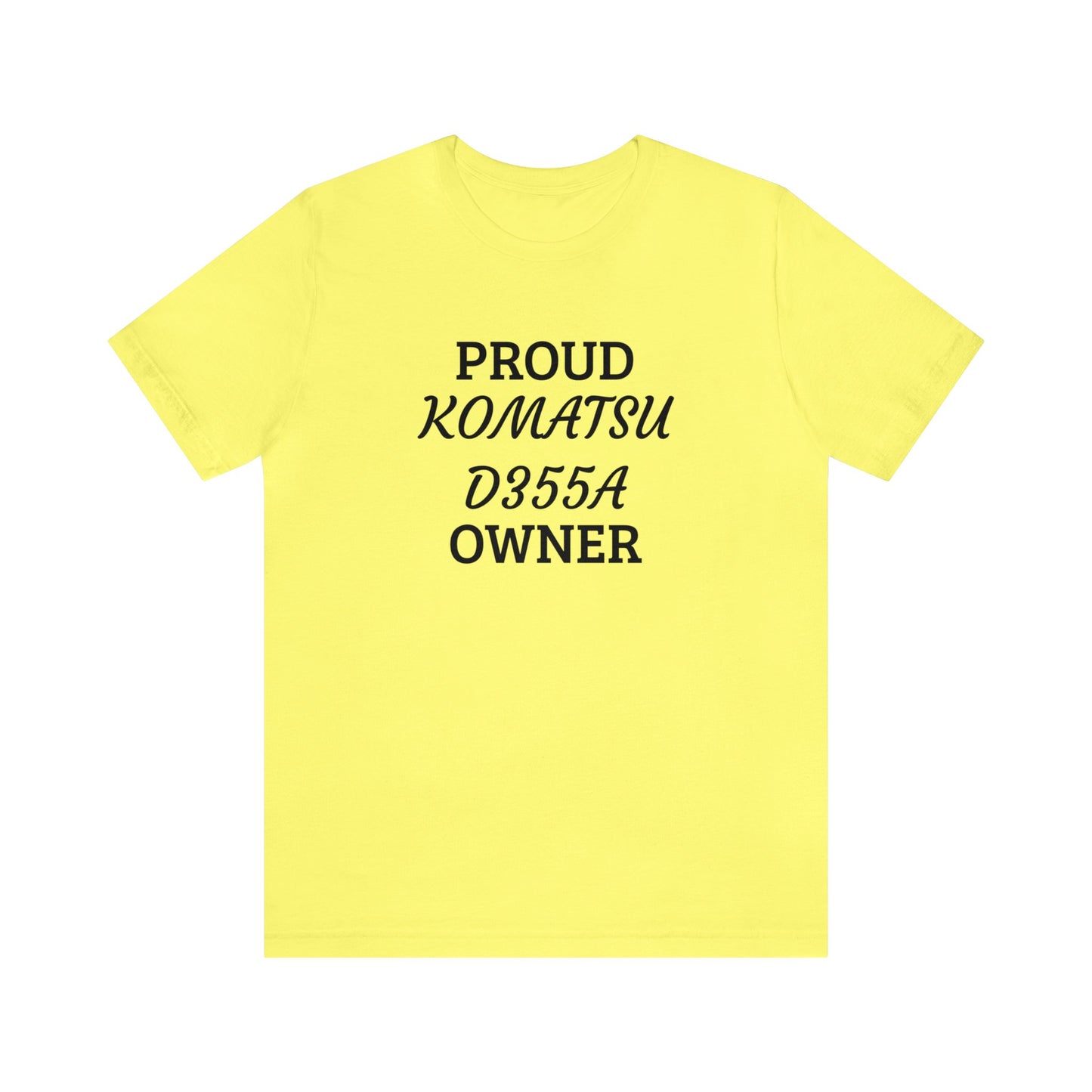 Komatsu Owner Unisex Tee