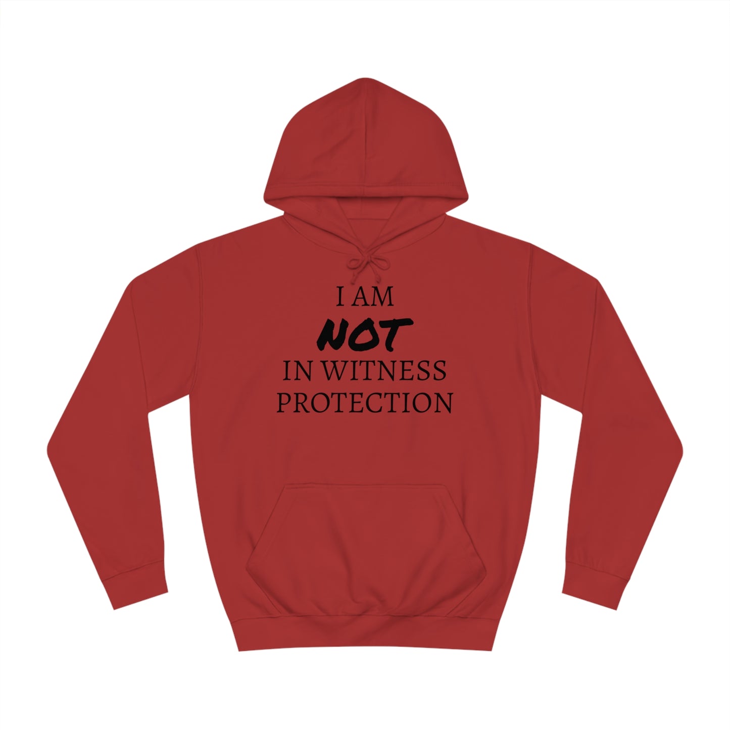 I Am NOT In Witness Protection Unisex Hoodie