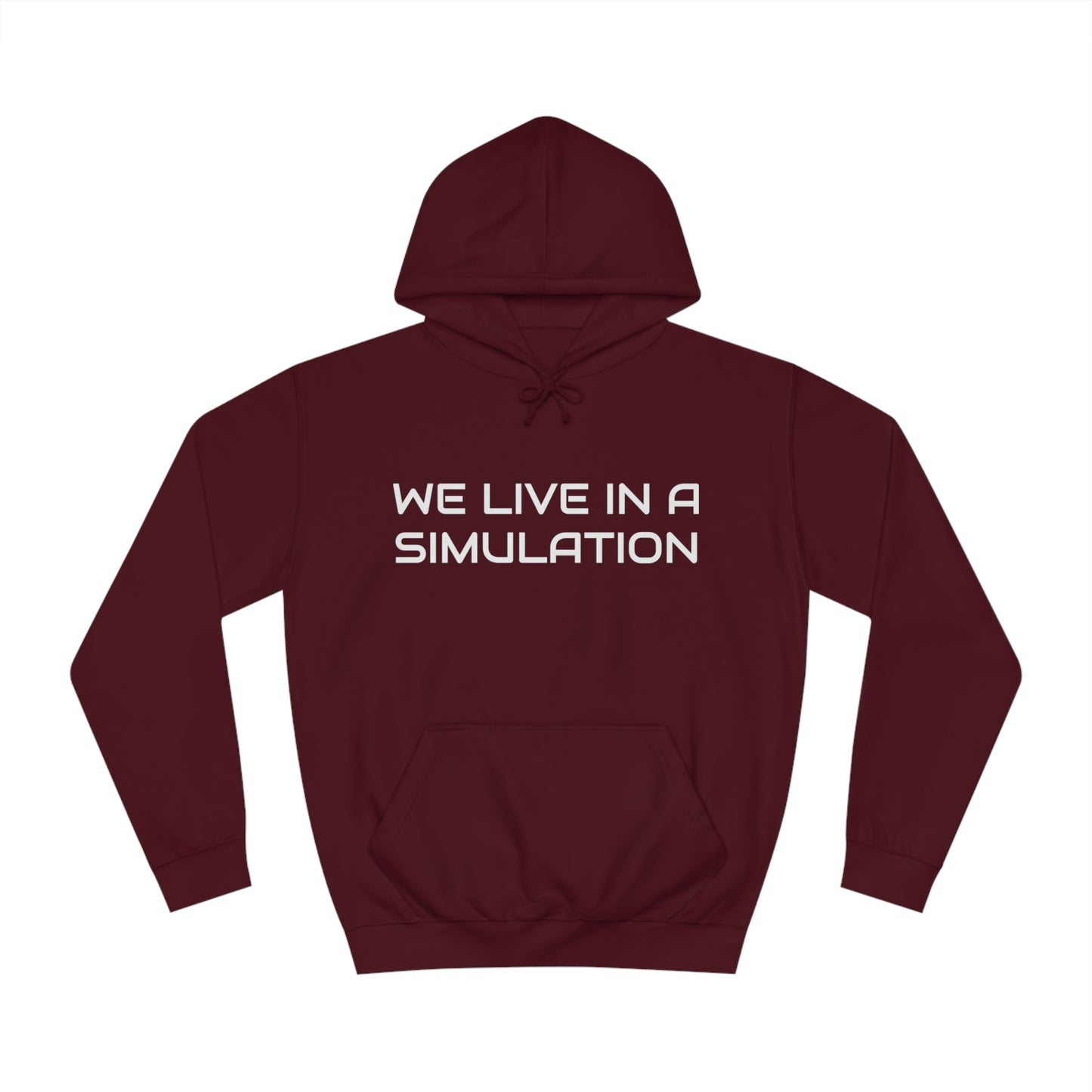 We Live In a Simulation Unisex Hoodie