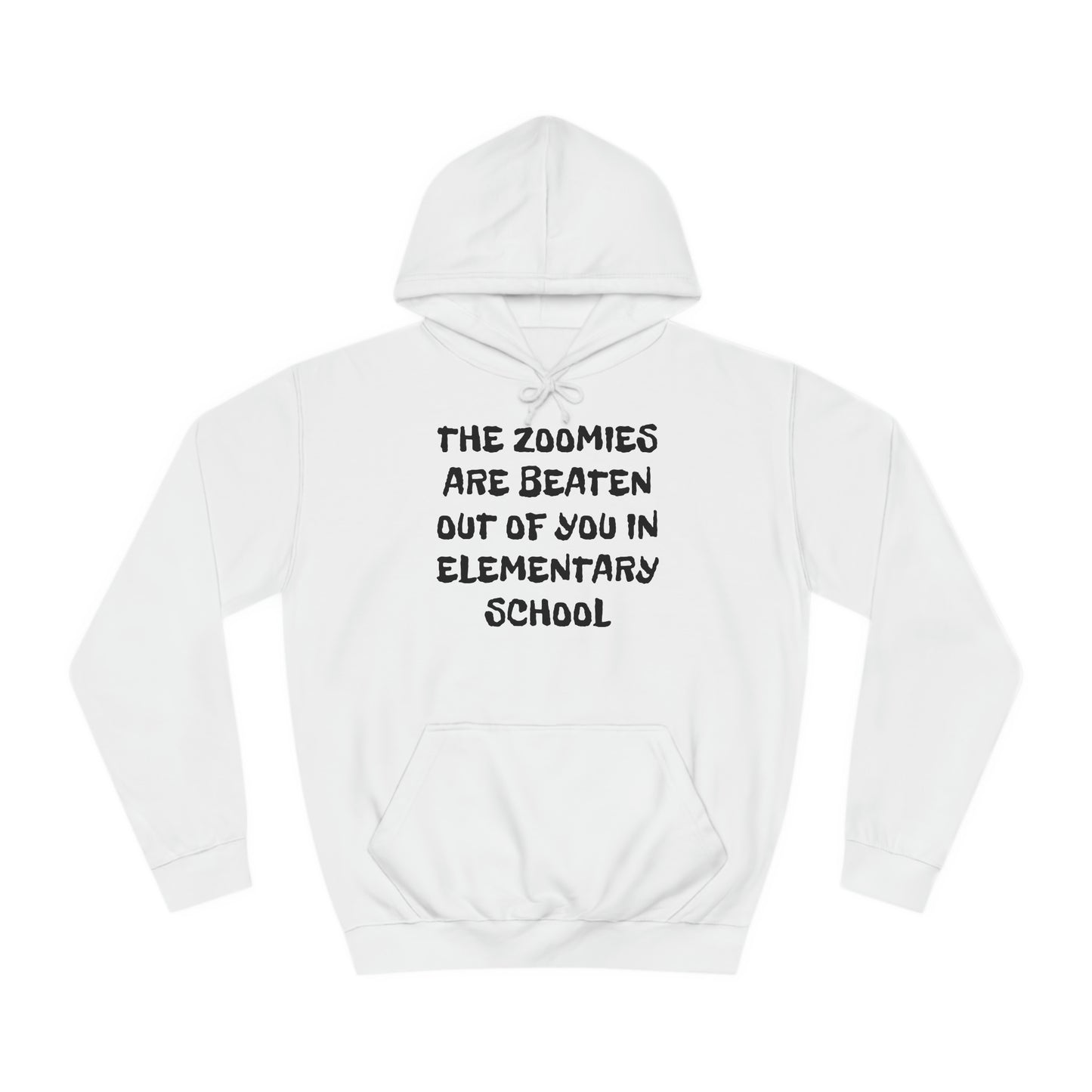 Zoomies Are Beaten In Elementary School Unisex Hoodie