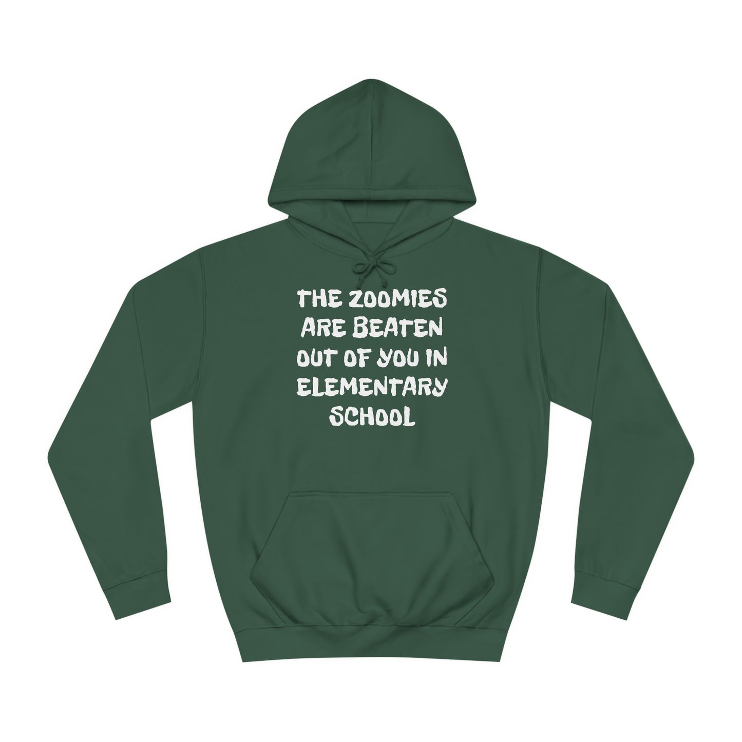 Zoomies Are Beaten In Elementary School Unisex Hoodie