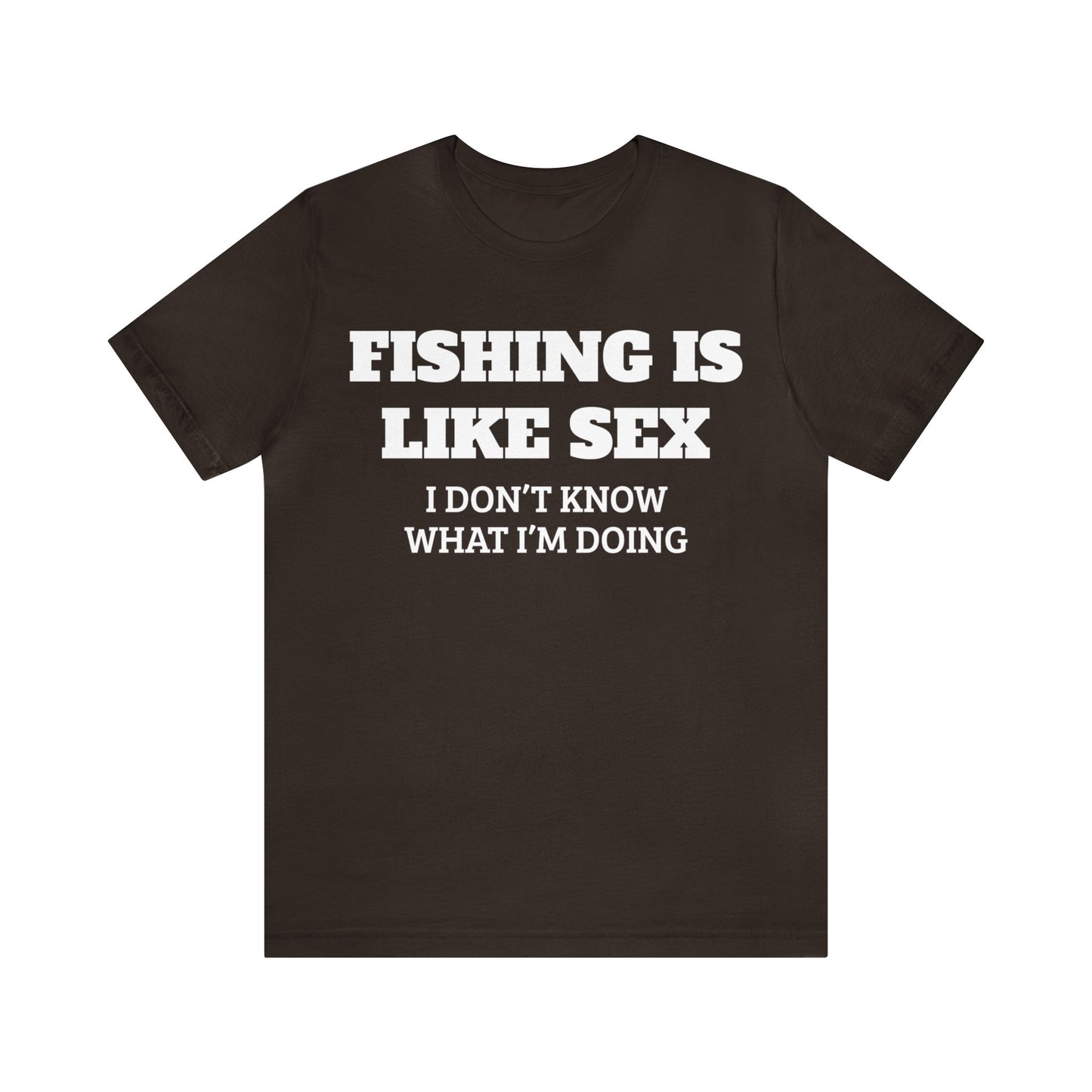 Fishing VS Sex Unisex Tee