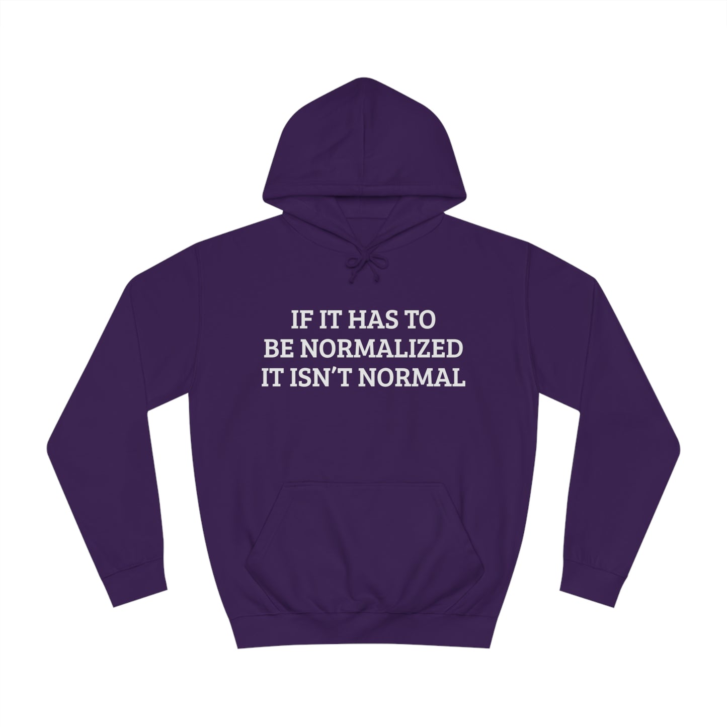 Noramlized Isn't Normal Unisex Hoodie
