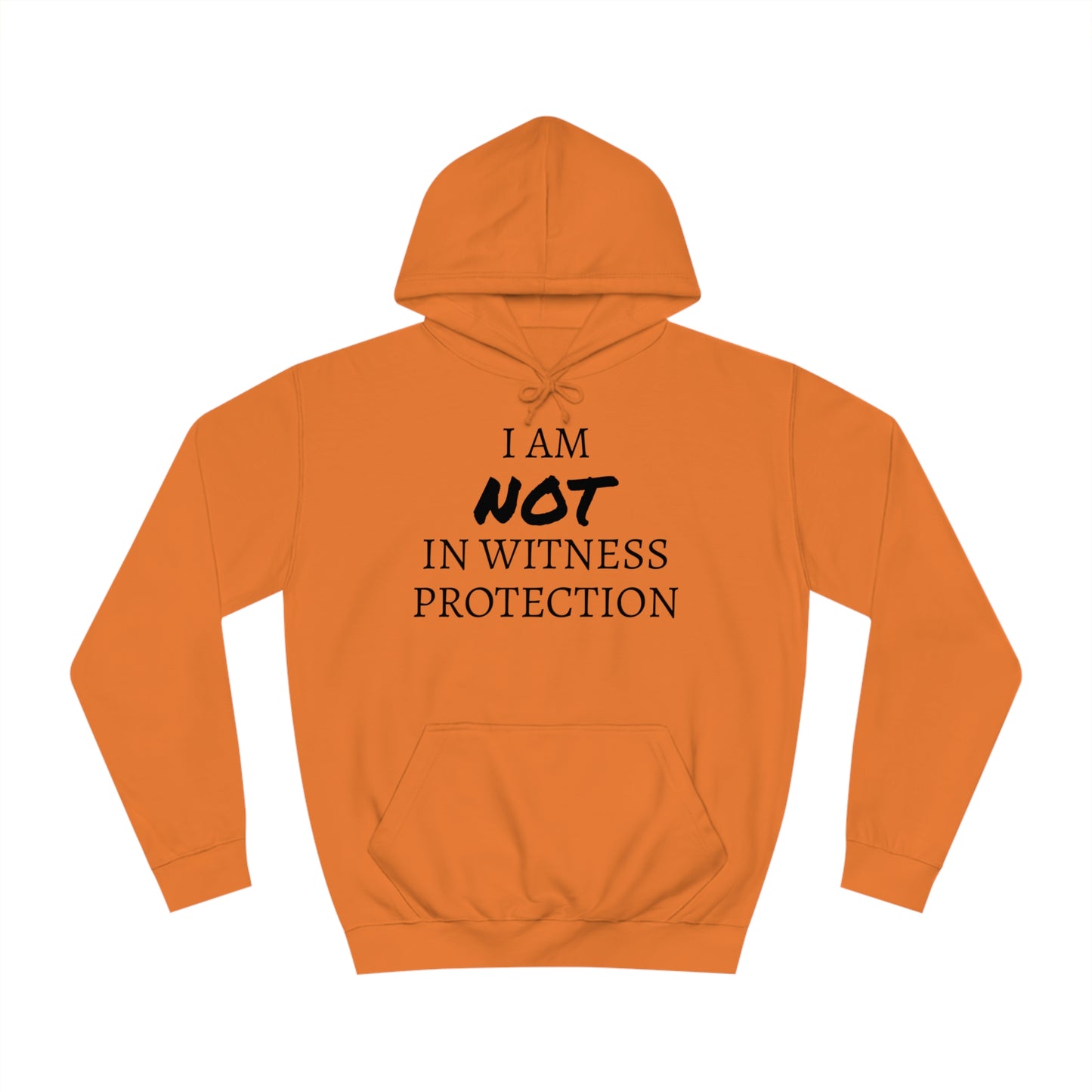 I Am NOT In Witness Protection Unisex Hoodie